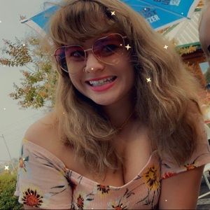 American Rag floral pink dress